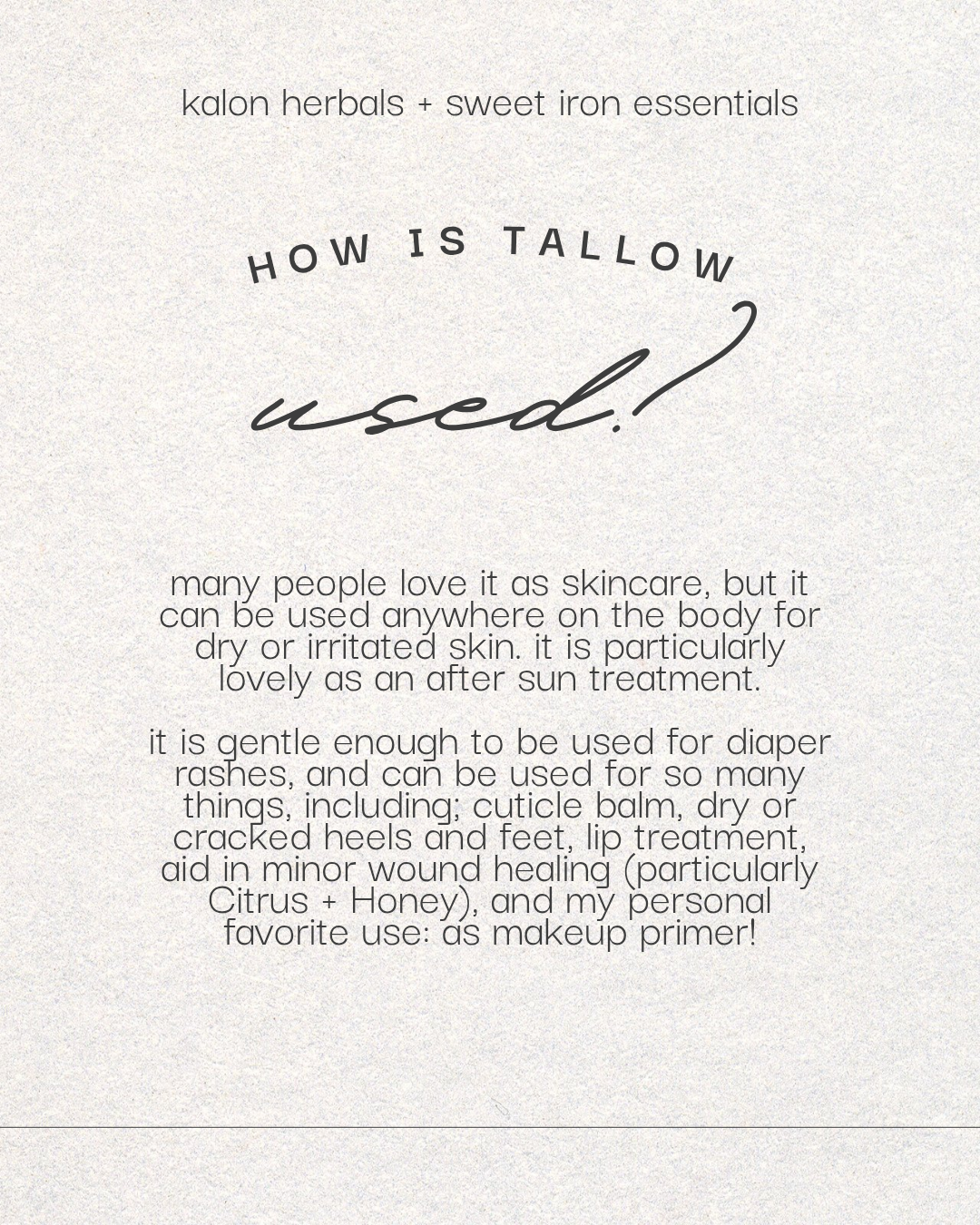 Tallow